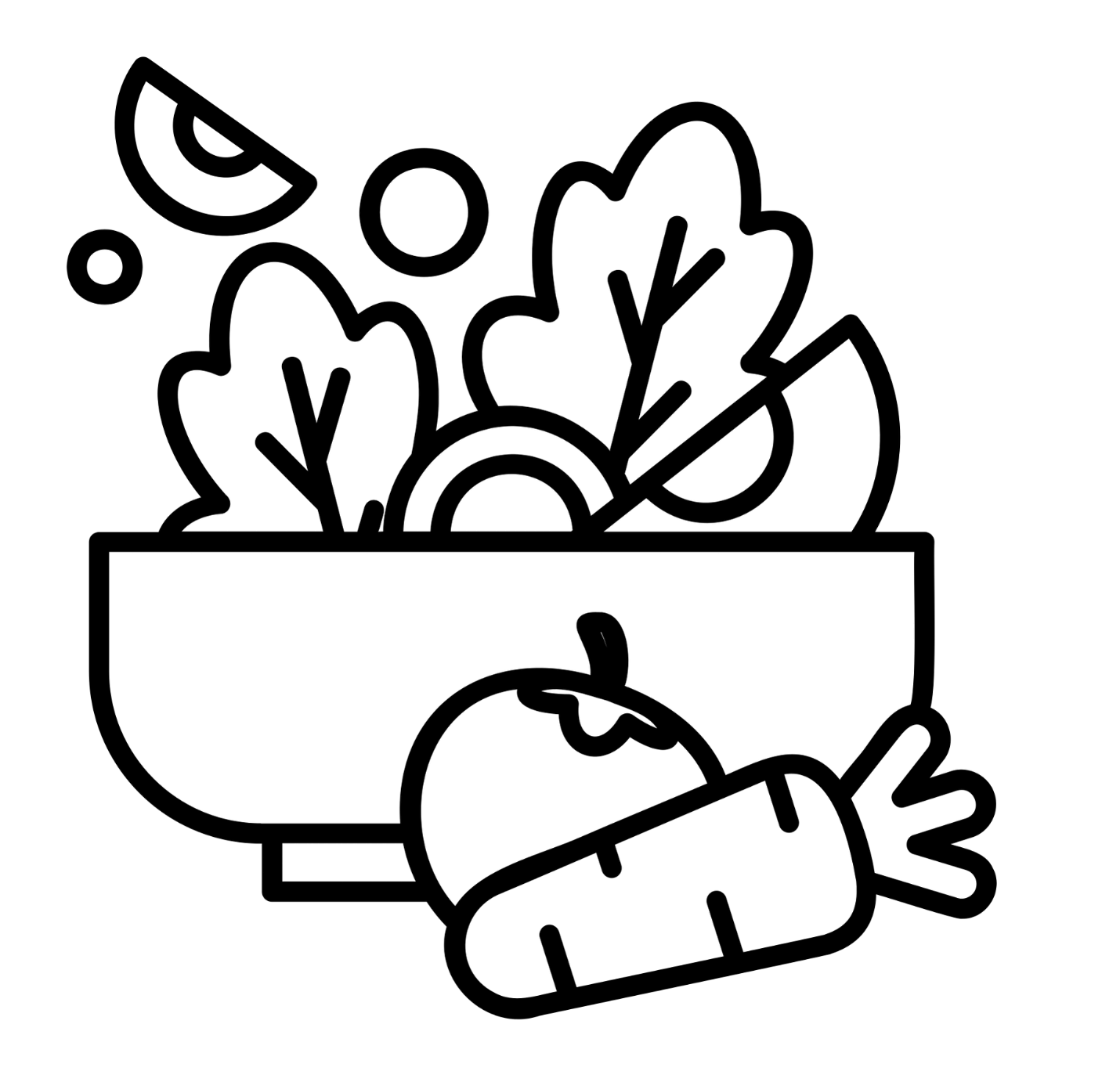 A bowl of vegetables